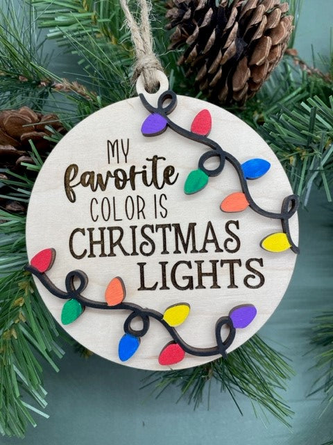 Christmas Lights Ornament