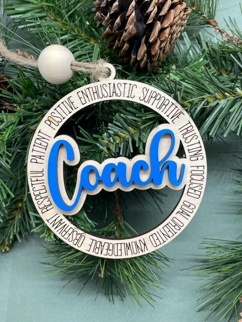2-Layer Coach Ornament