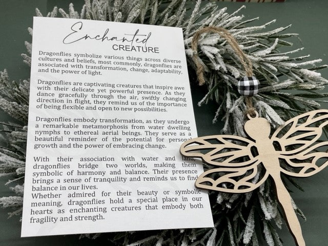 Enchanted Dragonfly Ornament