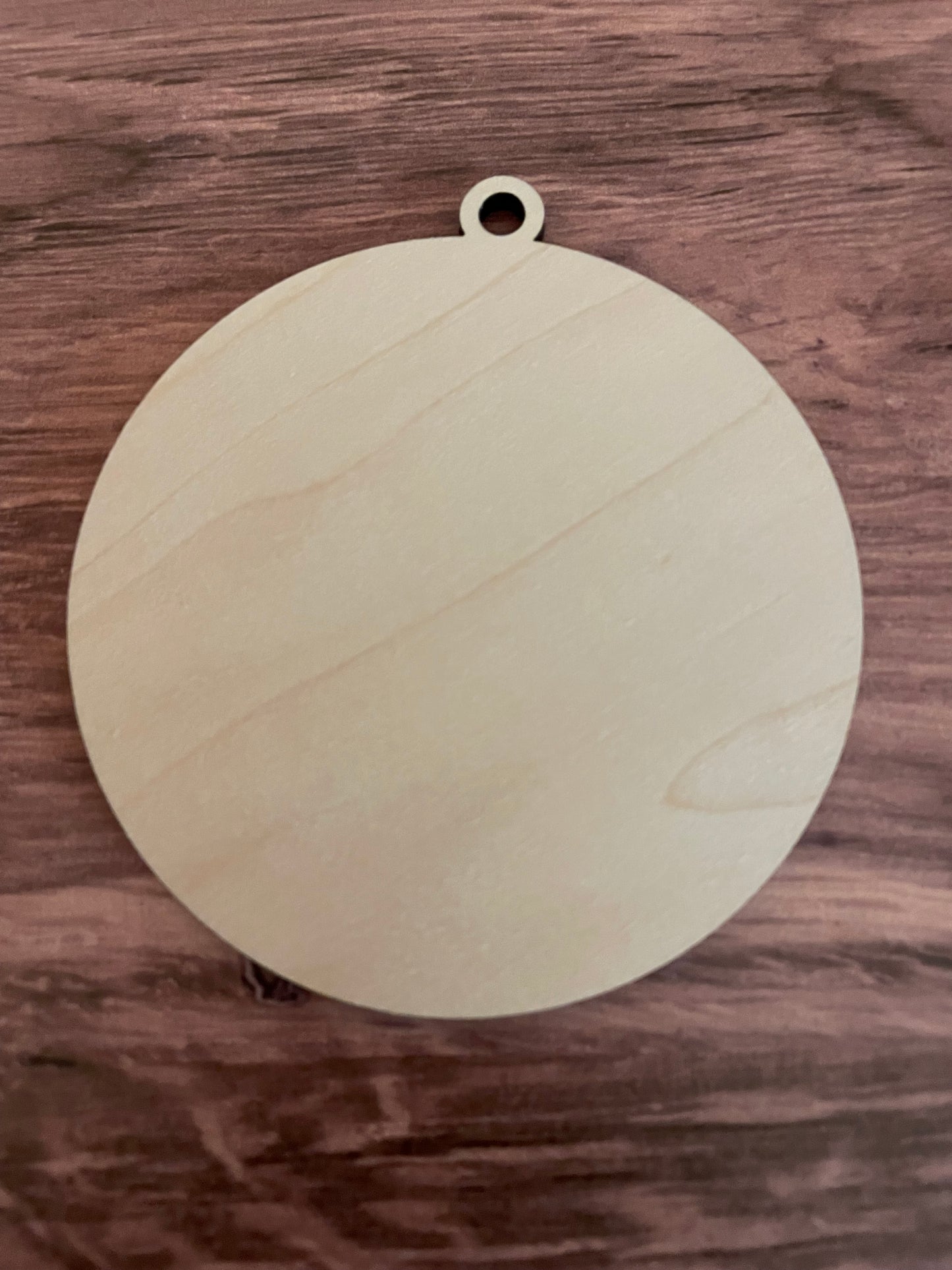 DIY Blank Round Ornament
