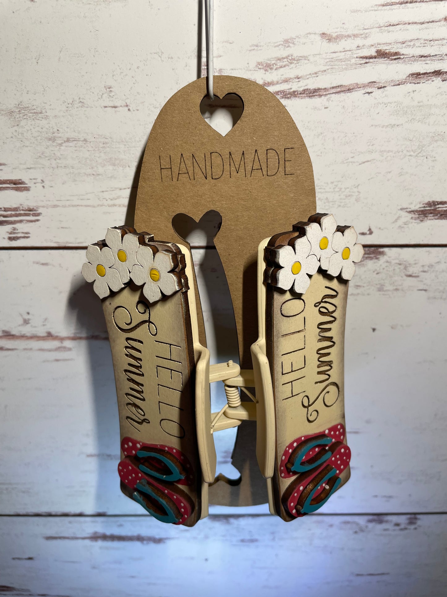 Hand Painted Claw Hair Clip – Hello Summer