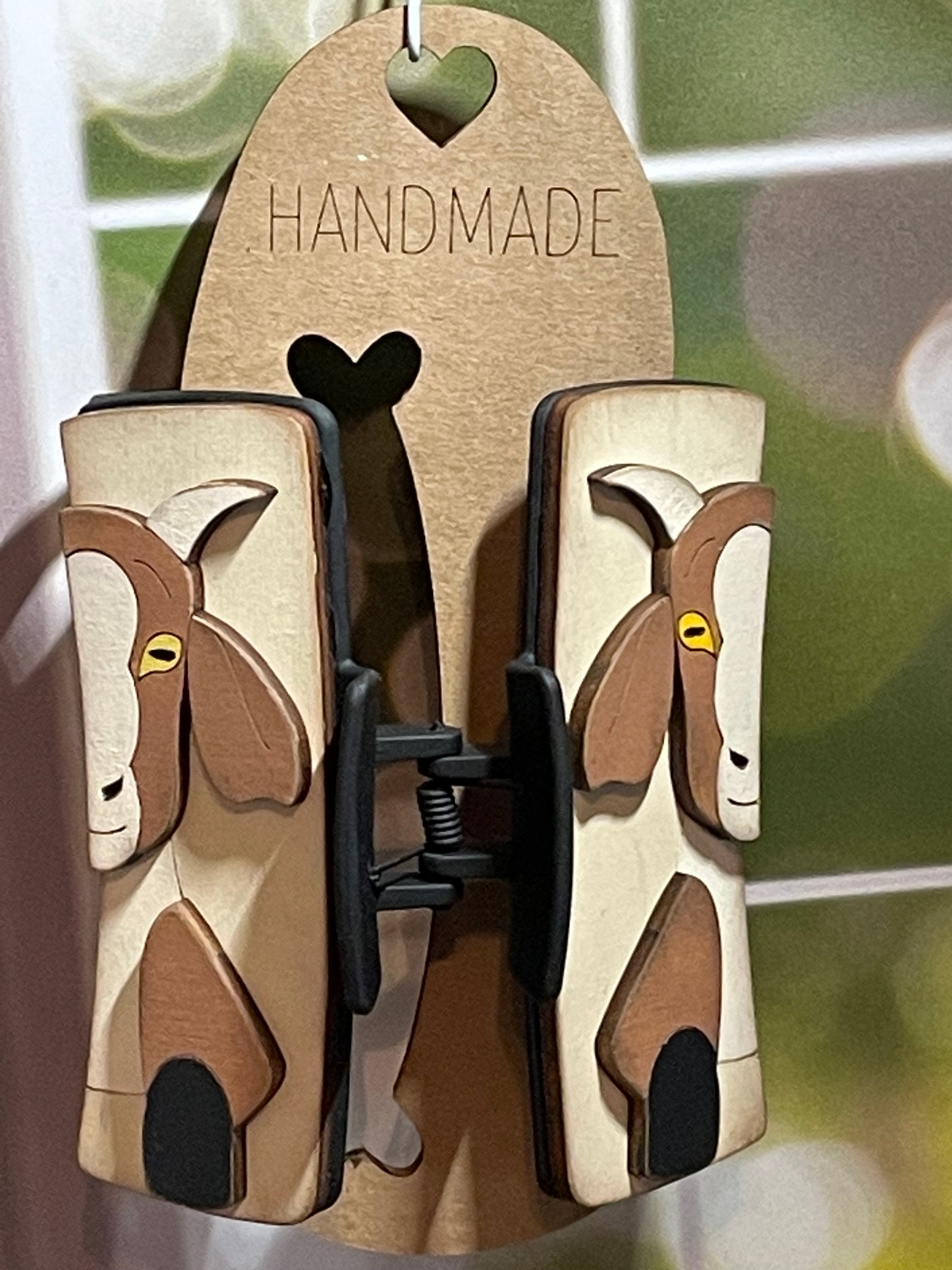 Hand Painted Claw Hair Clip – Goat