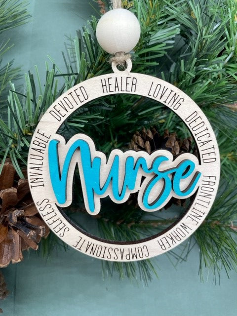 Nurse Christmas Ornament