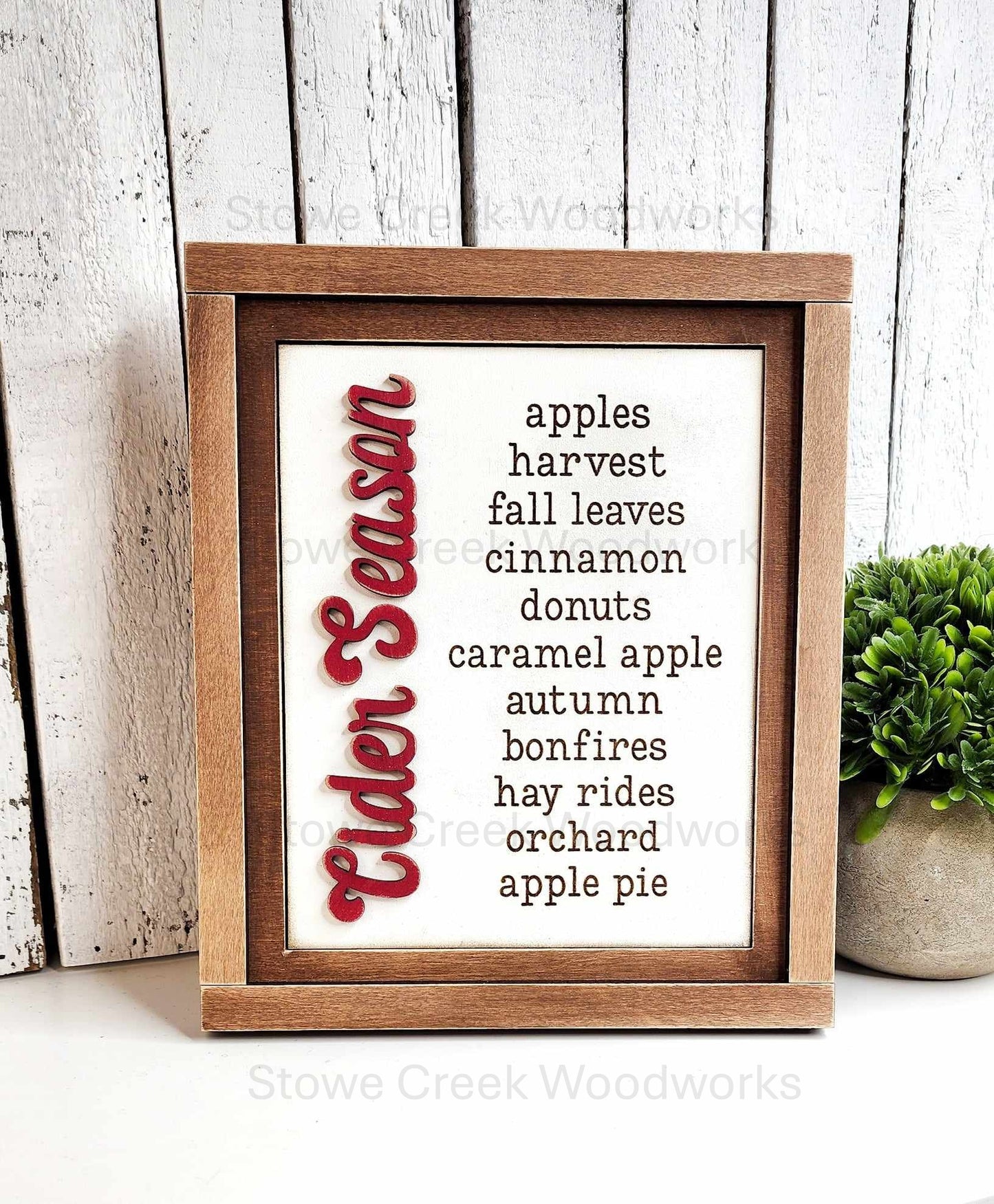 DIY Apple Cider Sign Trio