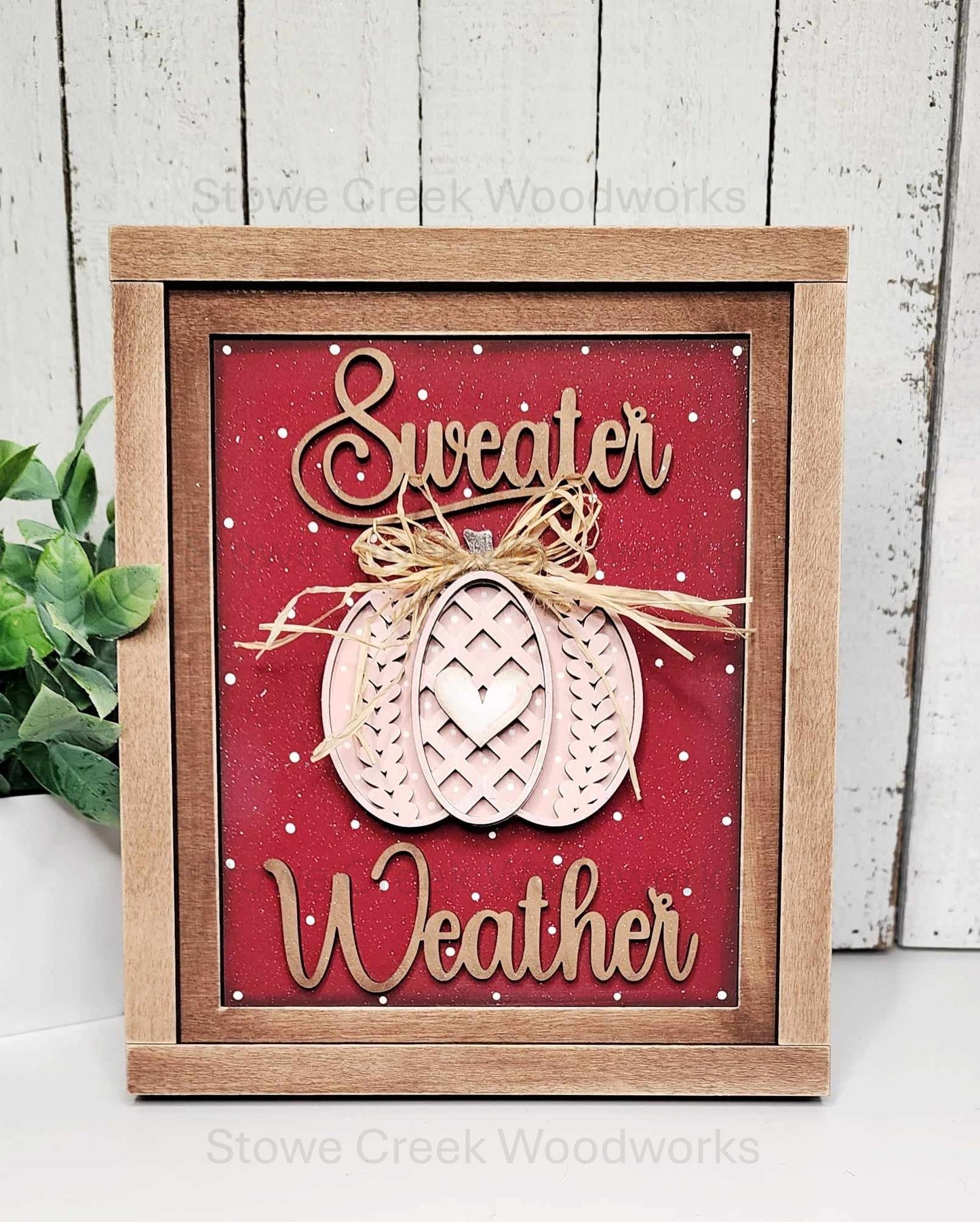 DIY Sweater Weather Sign Trio