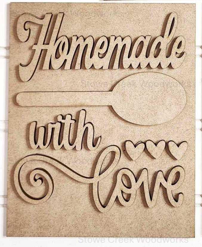 DIY Primitive Kitchen Sign Trio