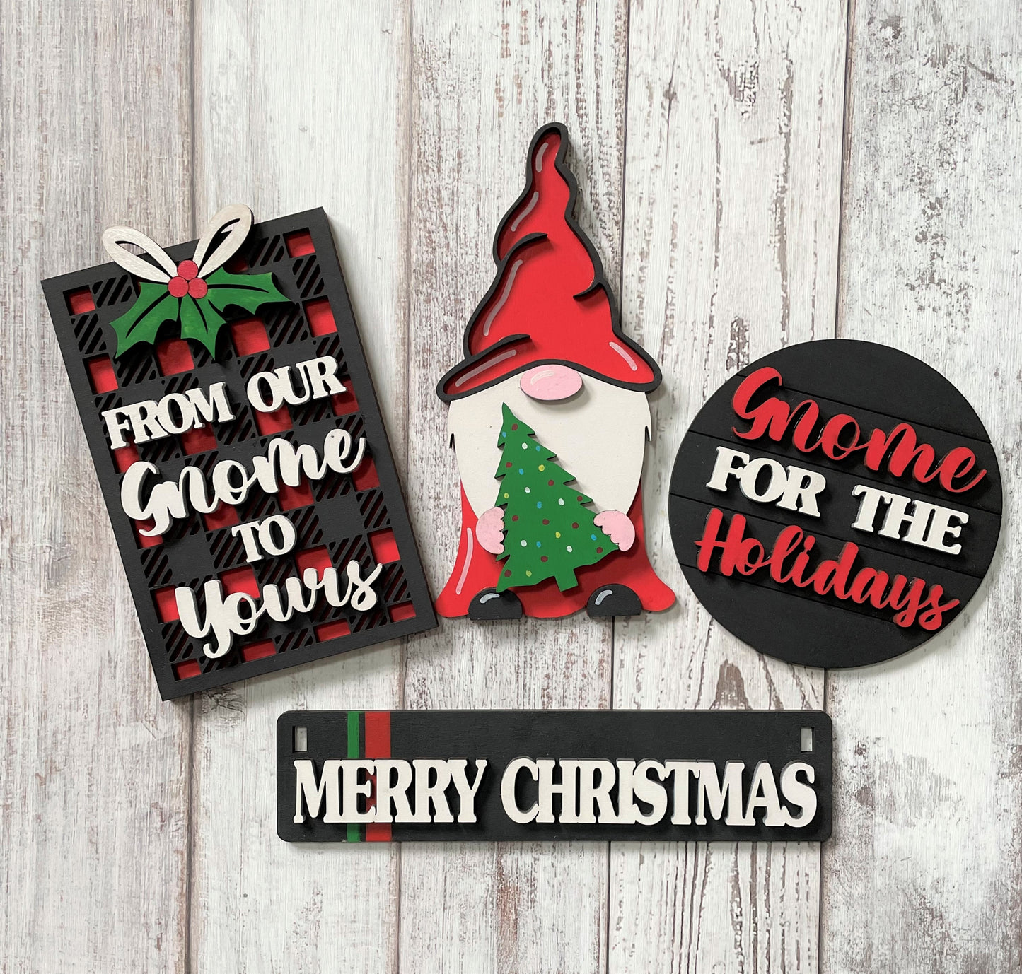 Gnome Christmas Insert Set