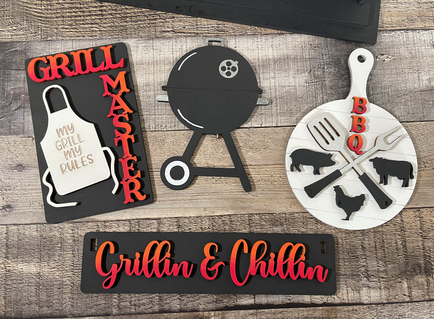 Grillin' & Chillin' BBQ Insert Set