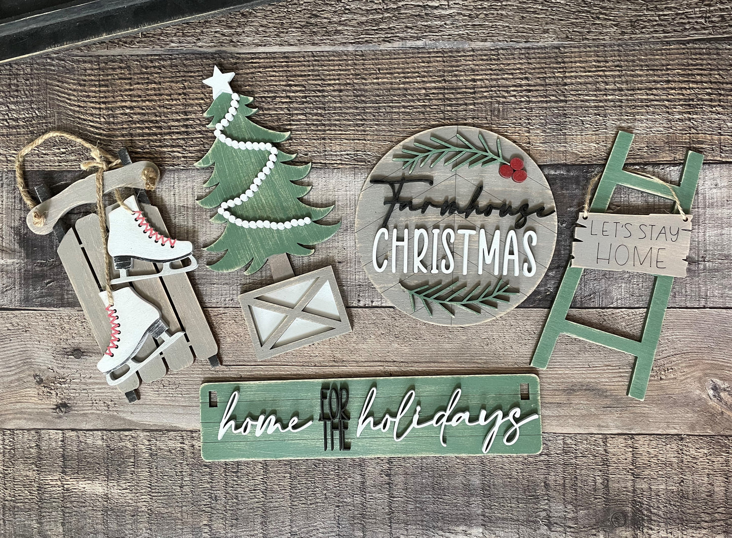 Farmhouse Christmas Insert Set