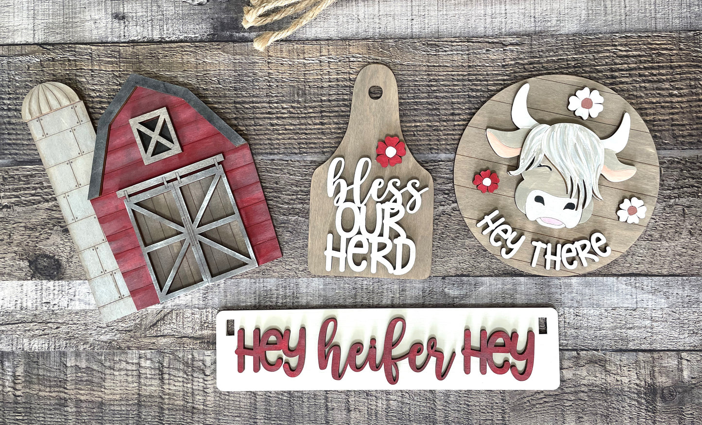 Highland Cow Insert Set