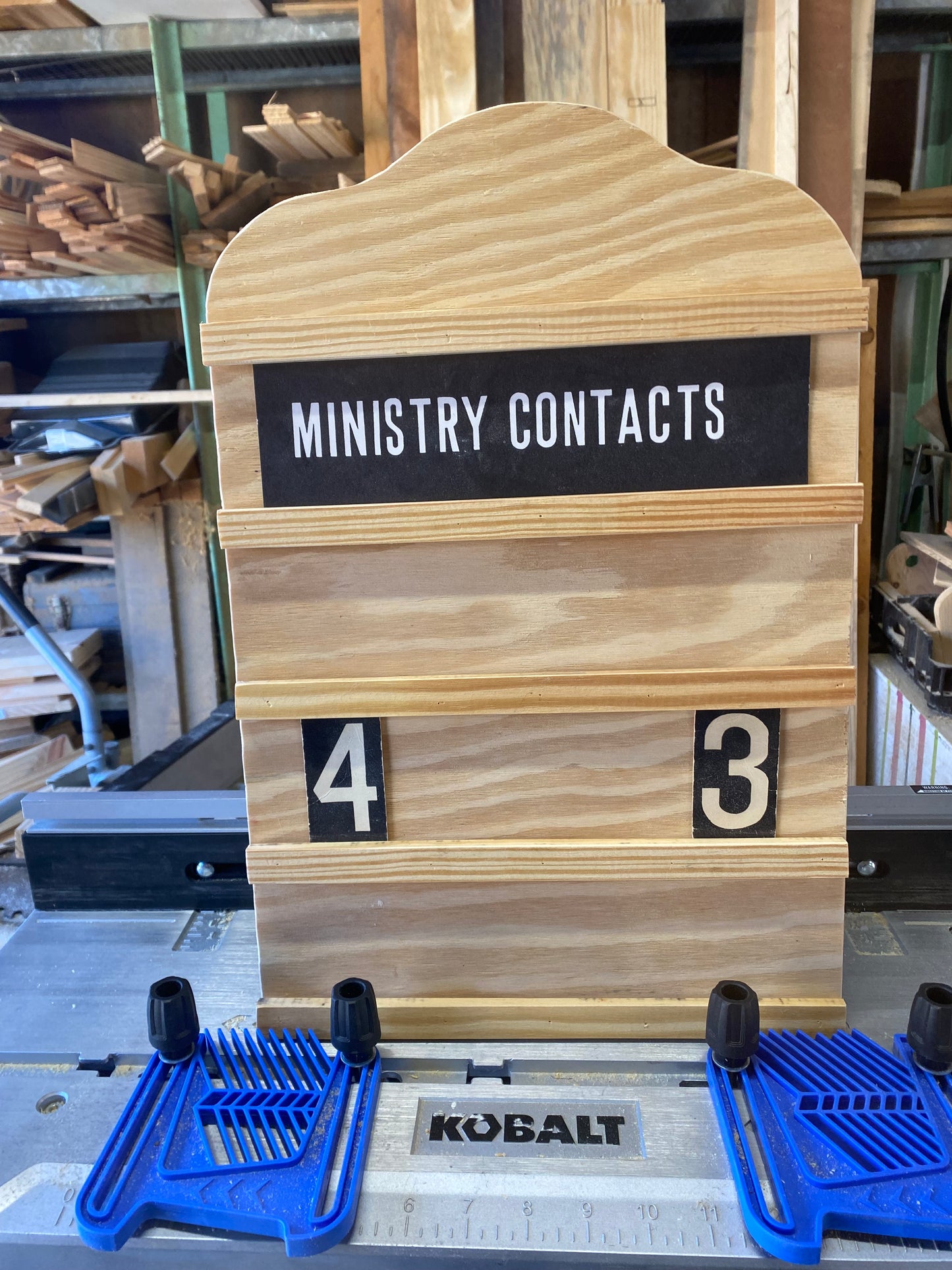 DIY Church Attendance Board
