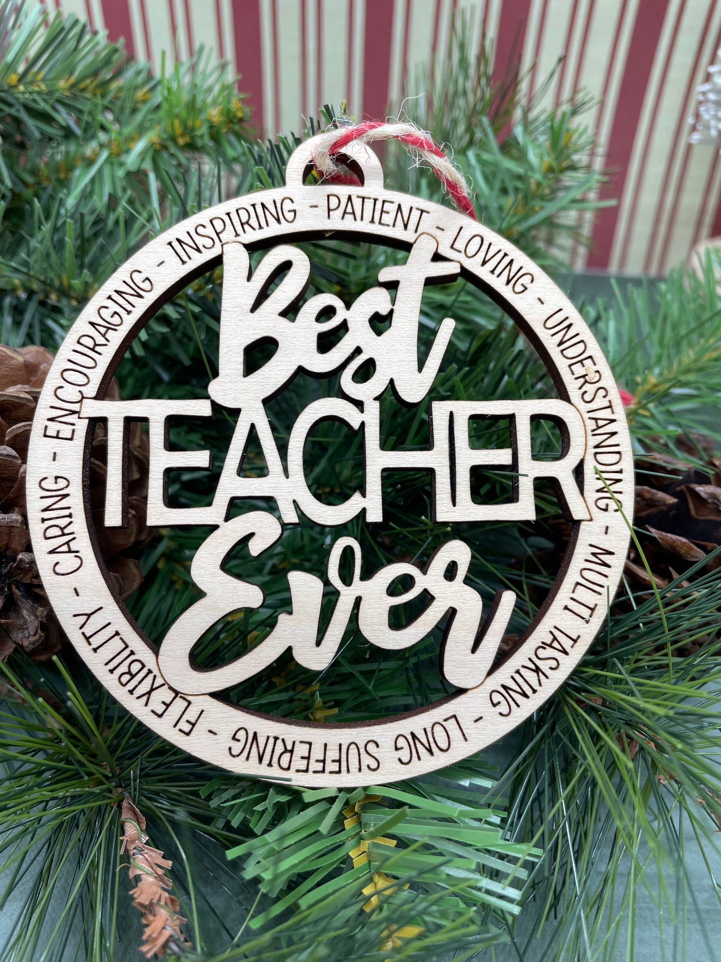 Best Teacher Ever Ornament