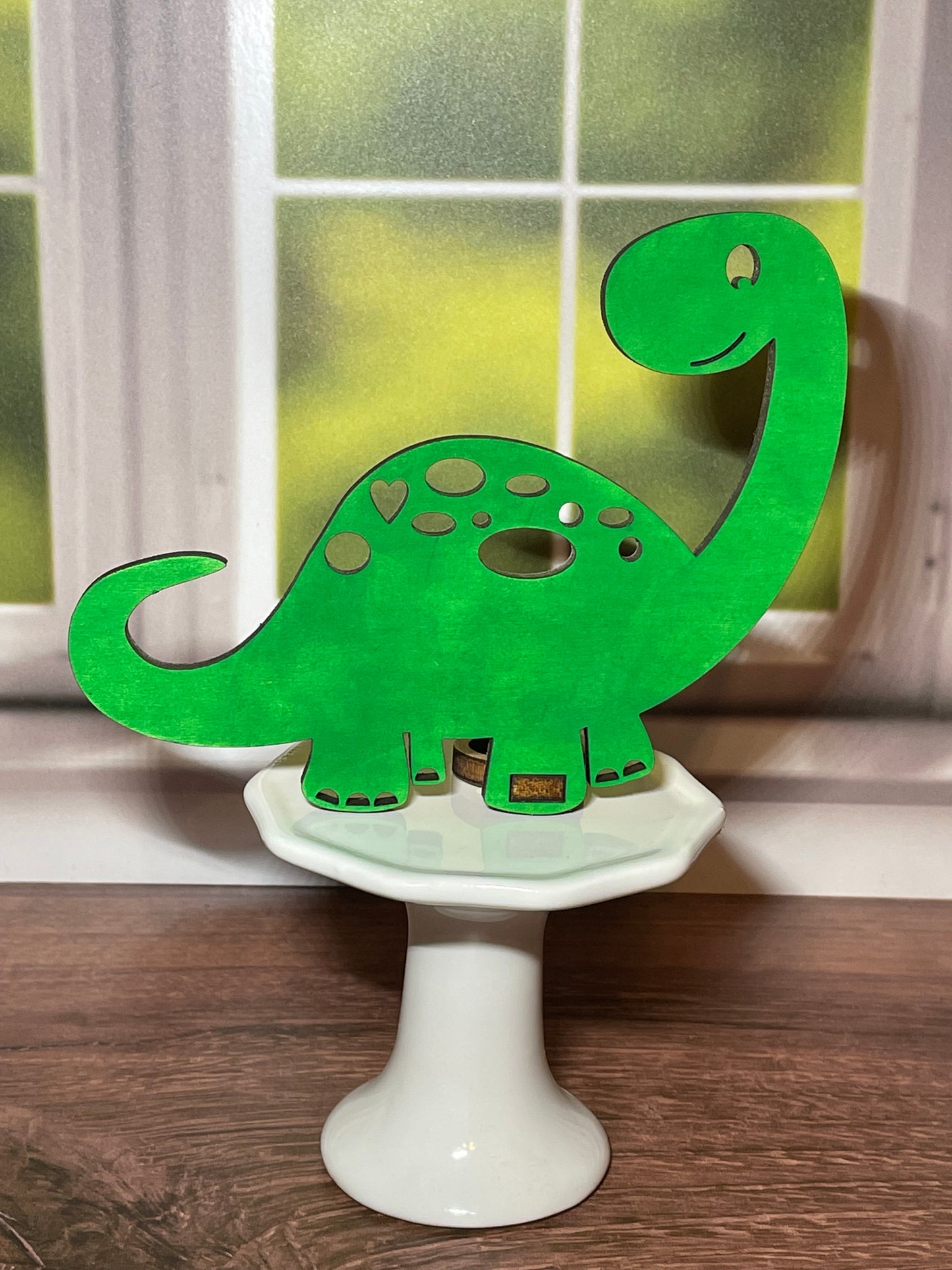 Wooden Dinosaur Night Light