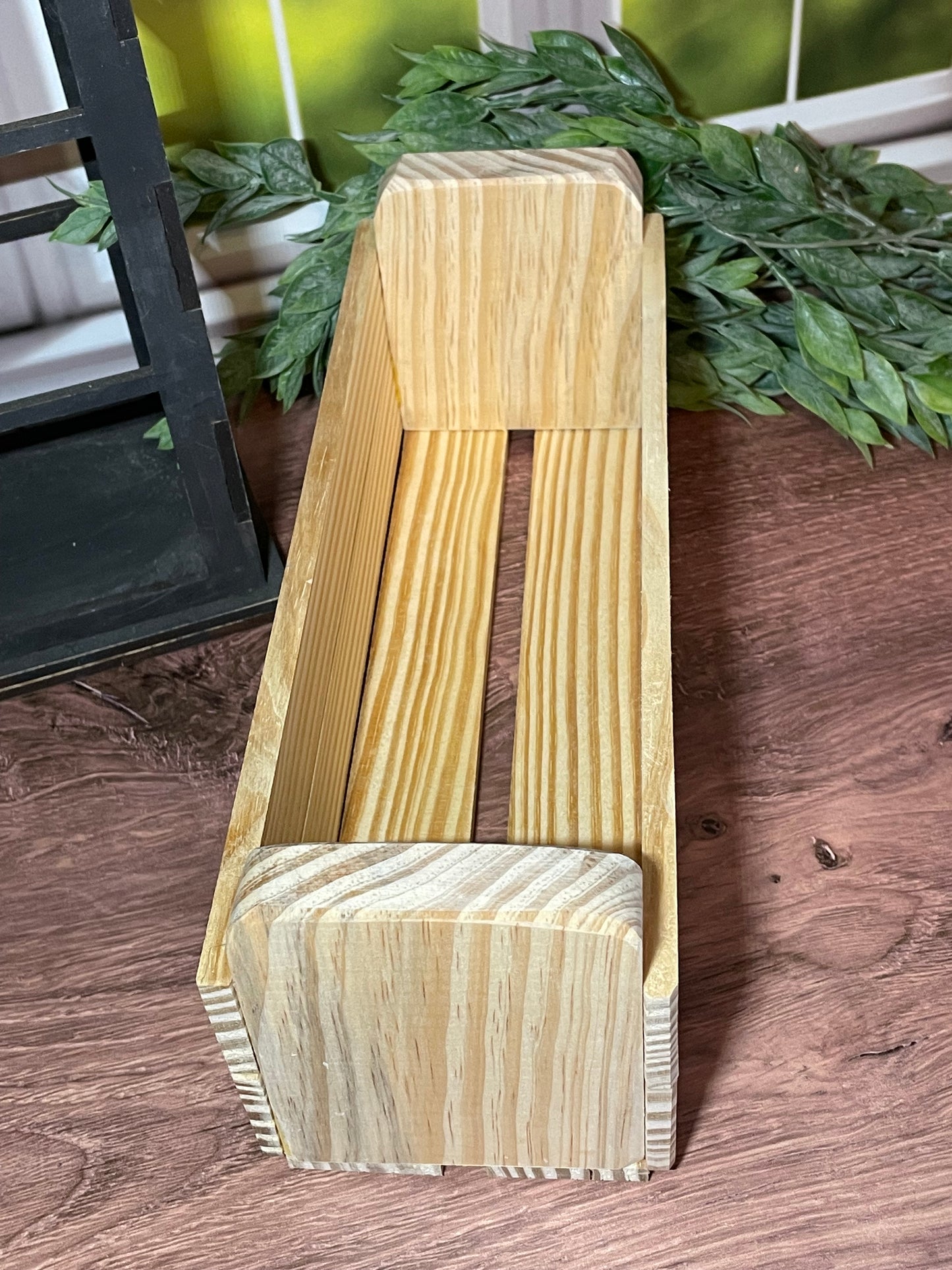 UNFINISHED Slat Box/Tray/Holder