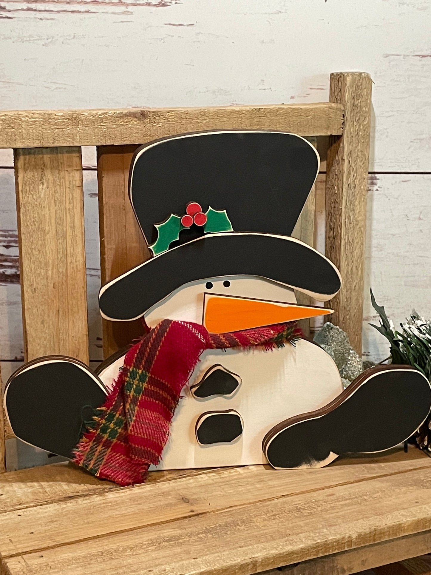 Snowman Shelf Sitter