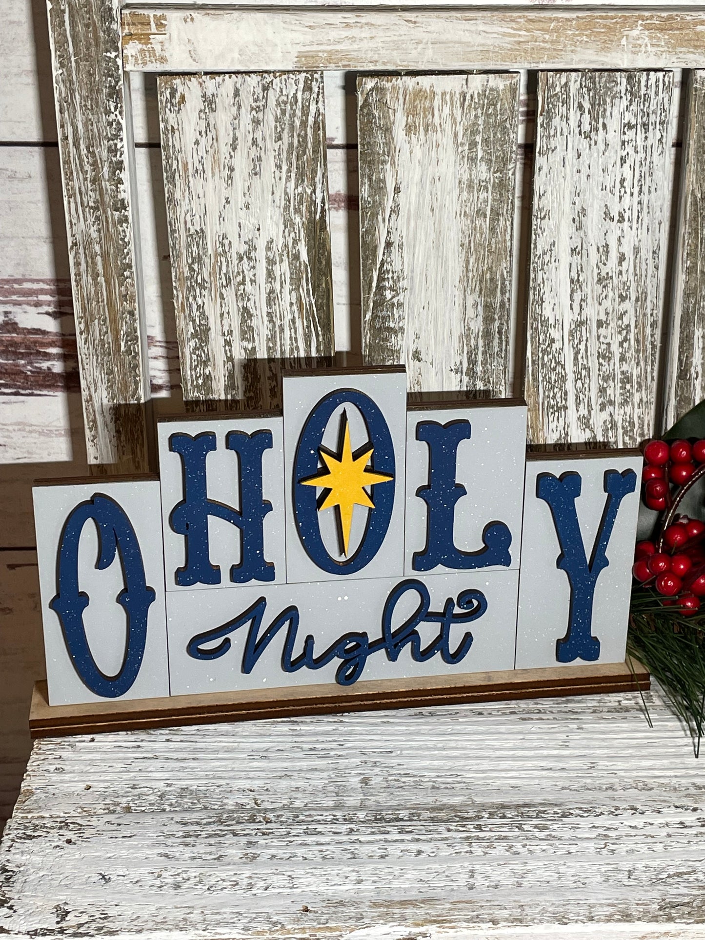 O Holy Night Shelf Sitter