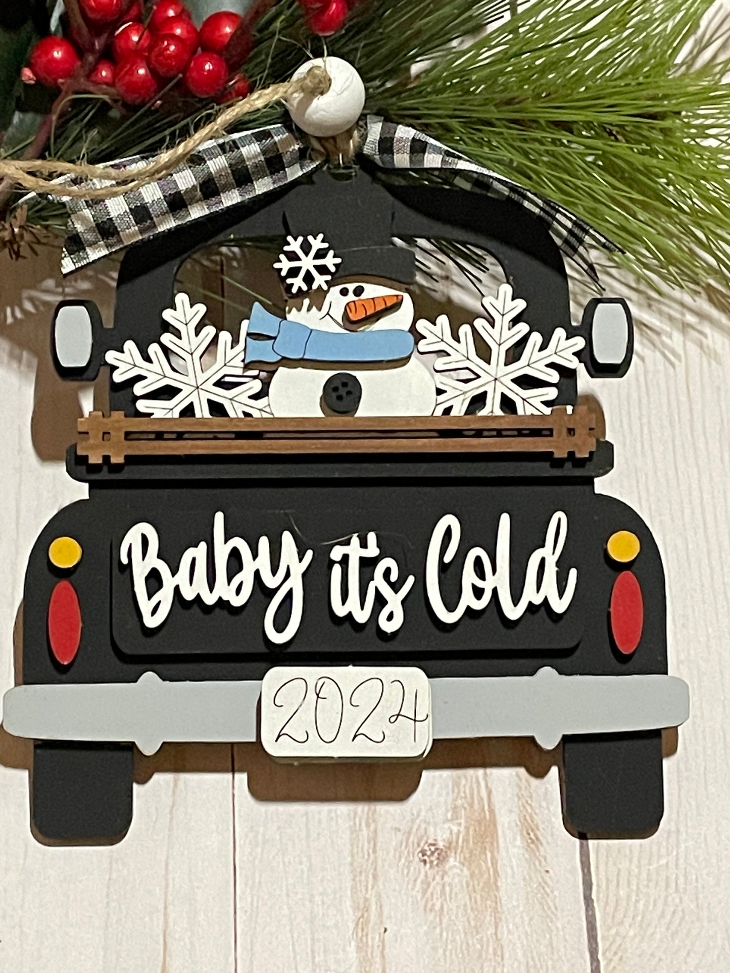 Large DIY Christmas Ornament