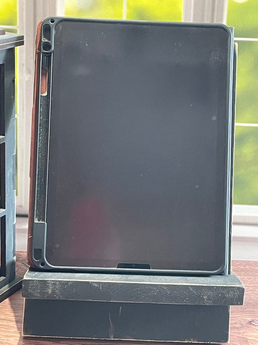 DIY Unfinished Solid Pine Tablet Holder