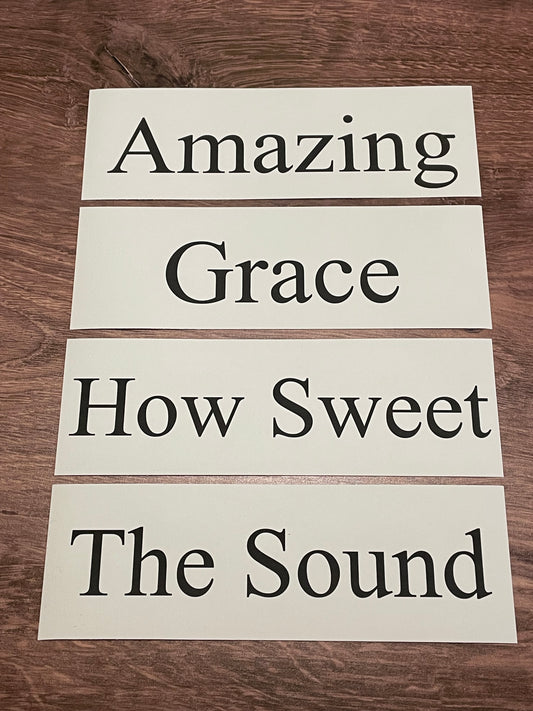 AMAZING GRACE Church Board Signs
