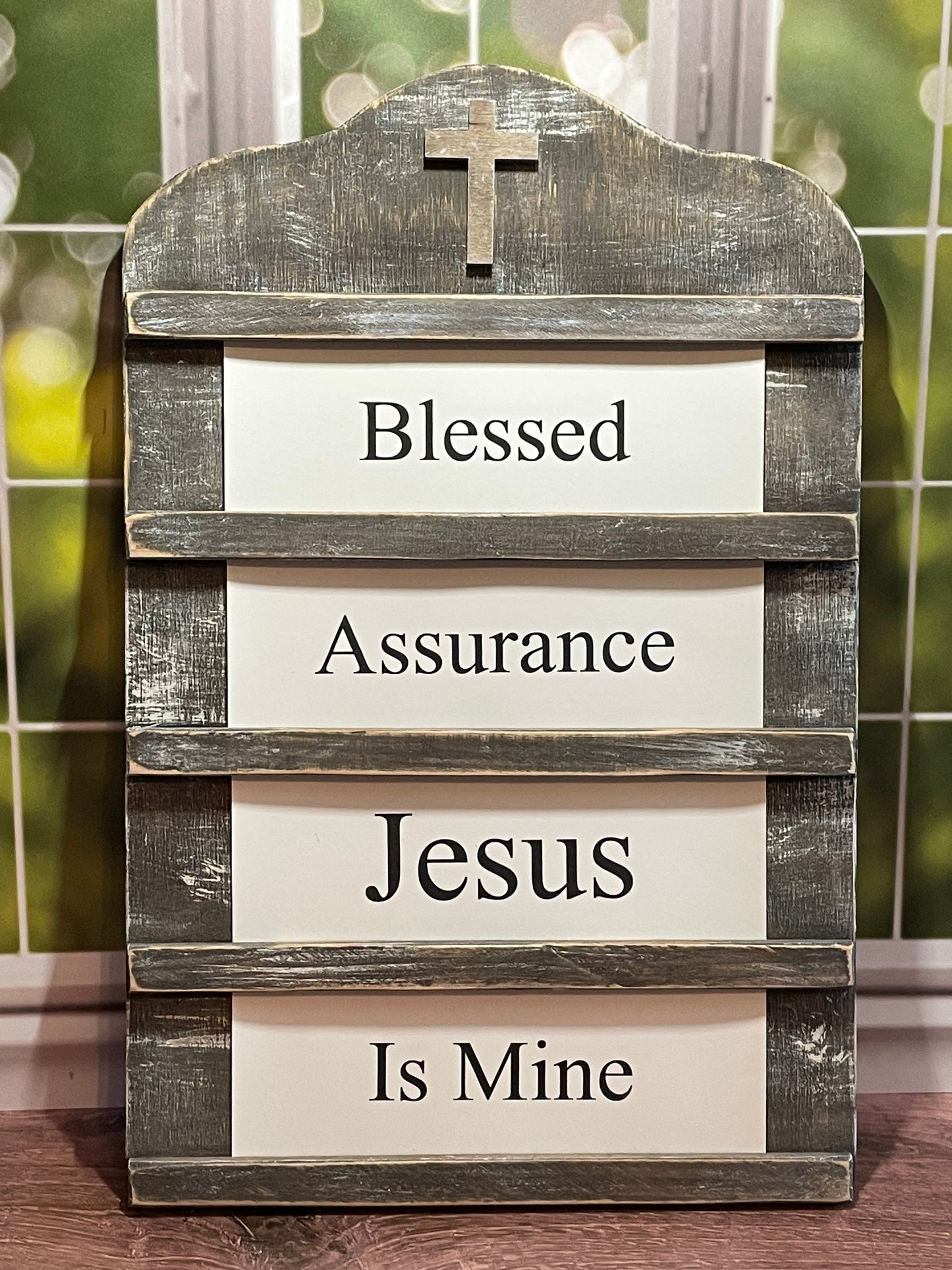 BLESSED ASSURANCE Church Board Signs
