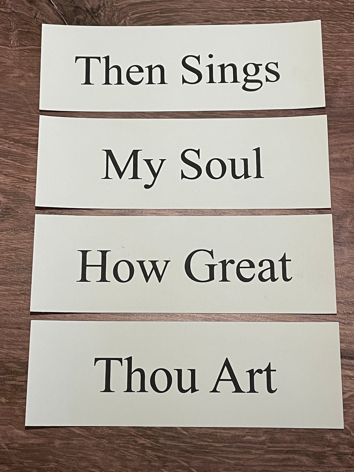 HOW GREAT THOU ART Church Board Signs