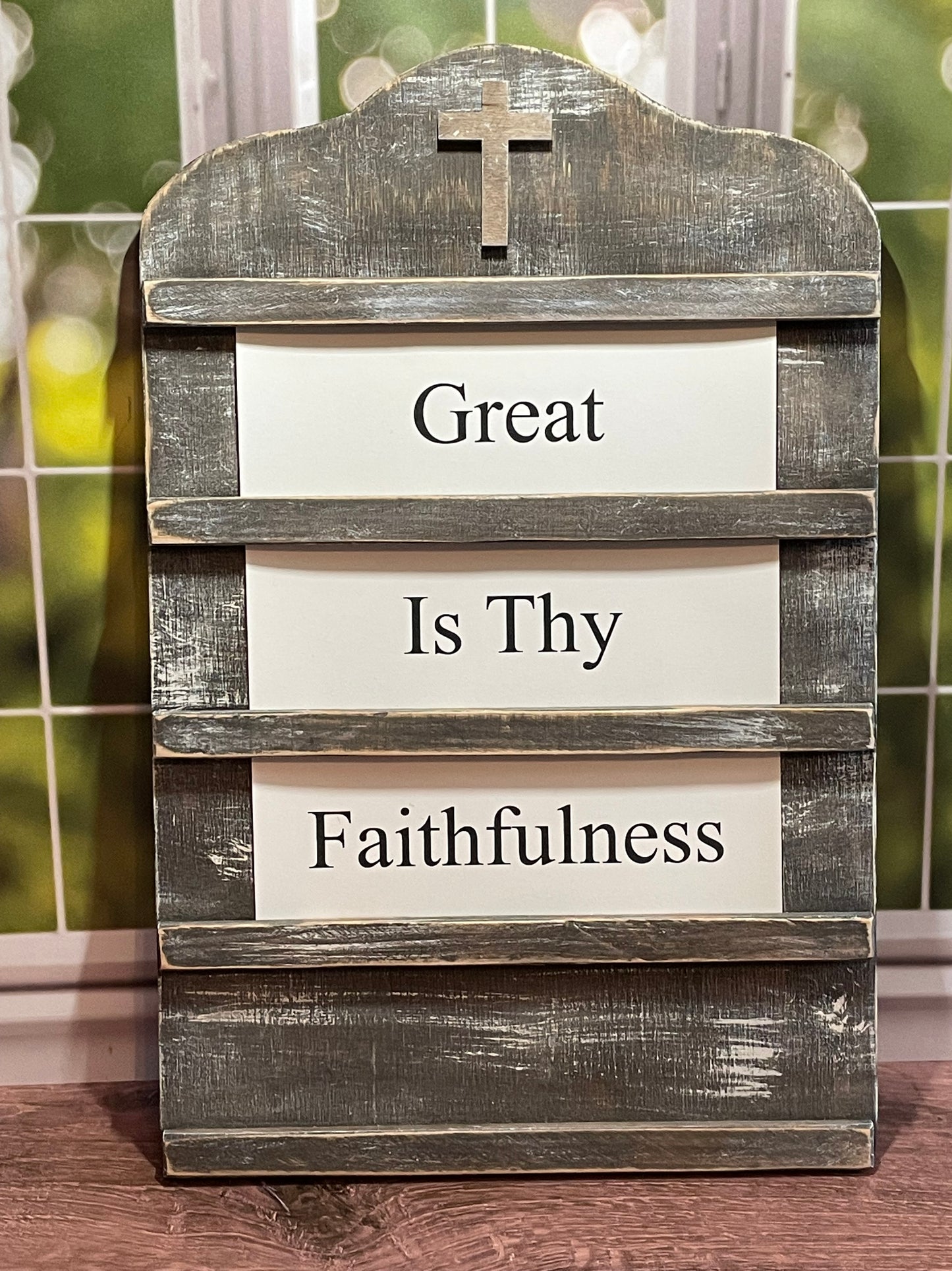 GREAT IS THY FAITHFULNESS Church Board Signs