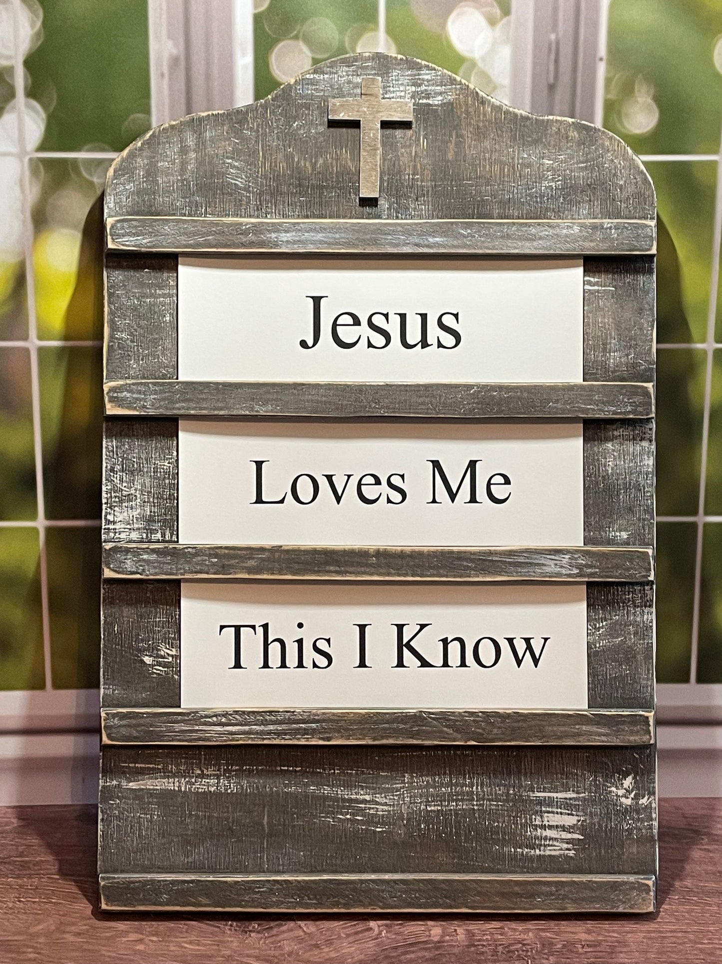 JESUS LOVES ME Church Board Signs