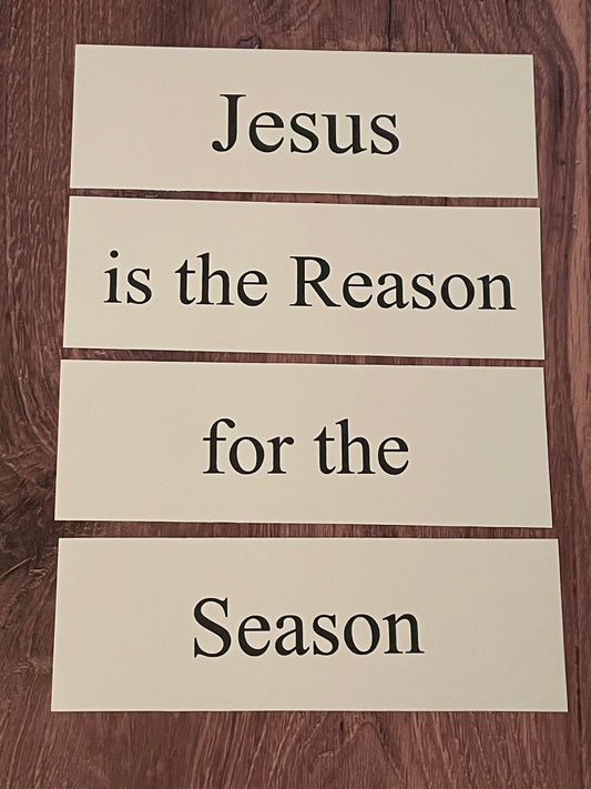 JESUS IS THE REASON FOR THE SEASON Church Board Signs