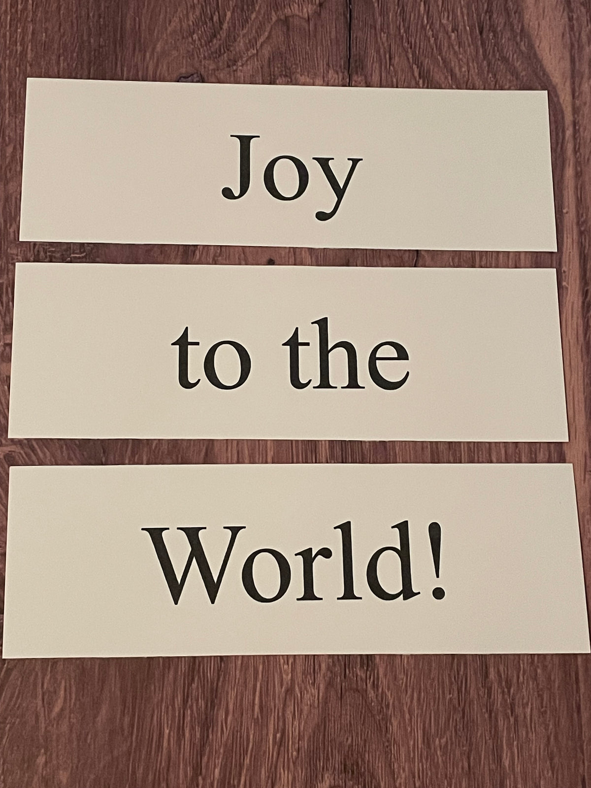 JOY TO THE WORLD! Church Board Signs