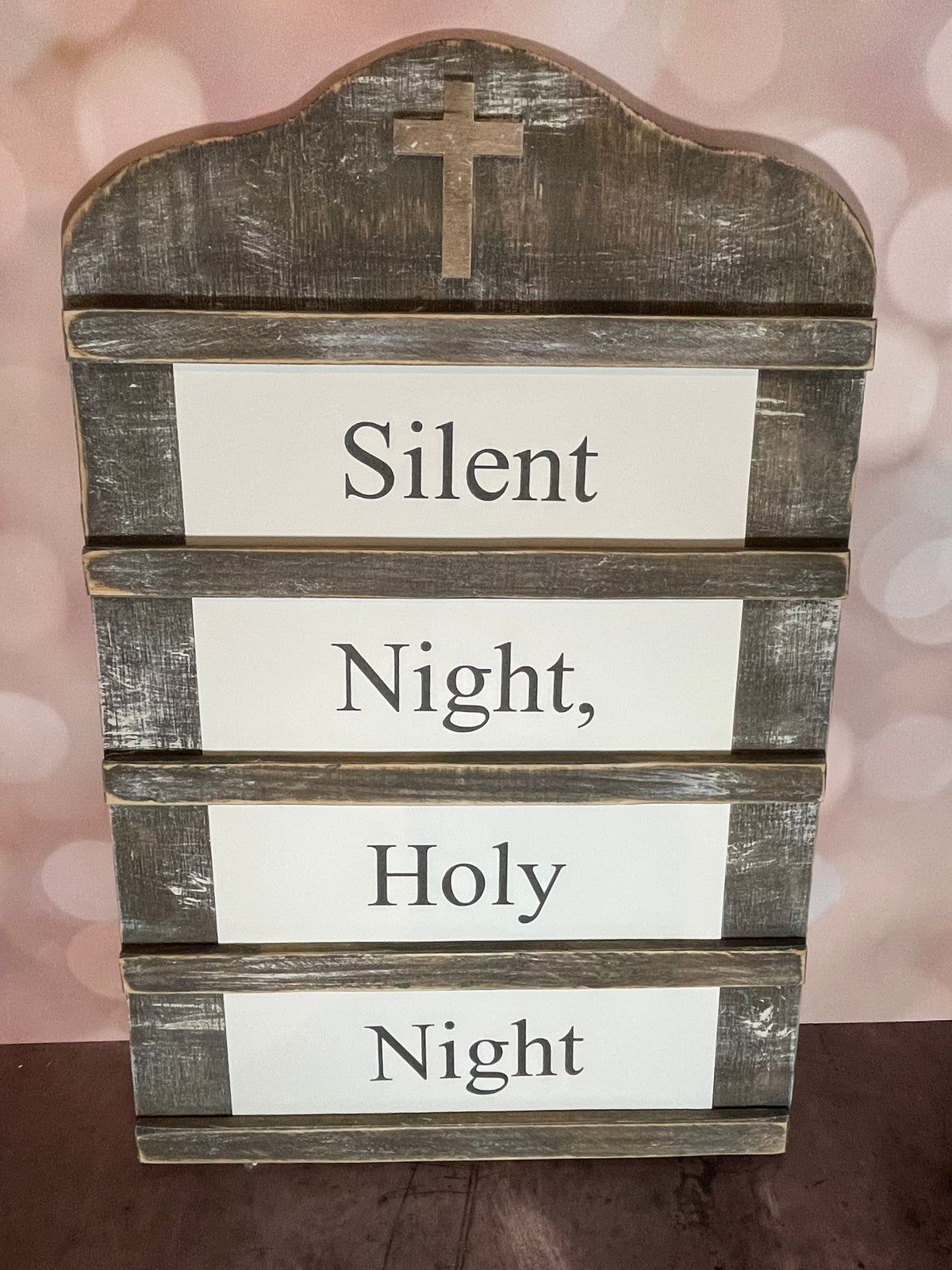 SILENT NIGHT, HOLY NIGHT Church Board Signs