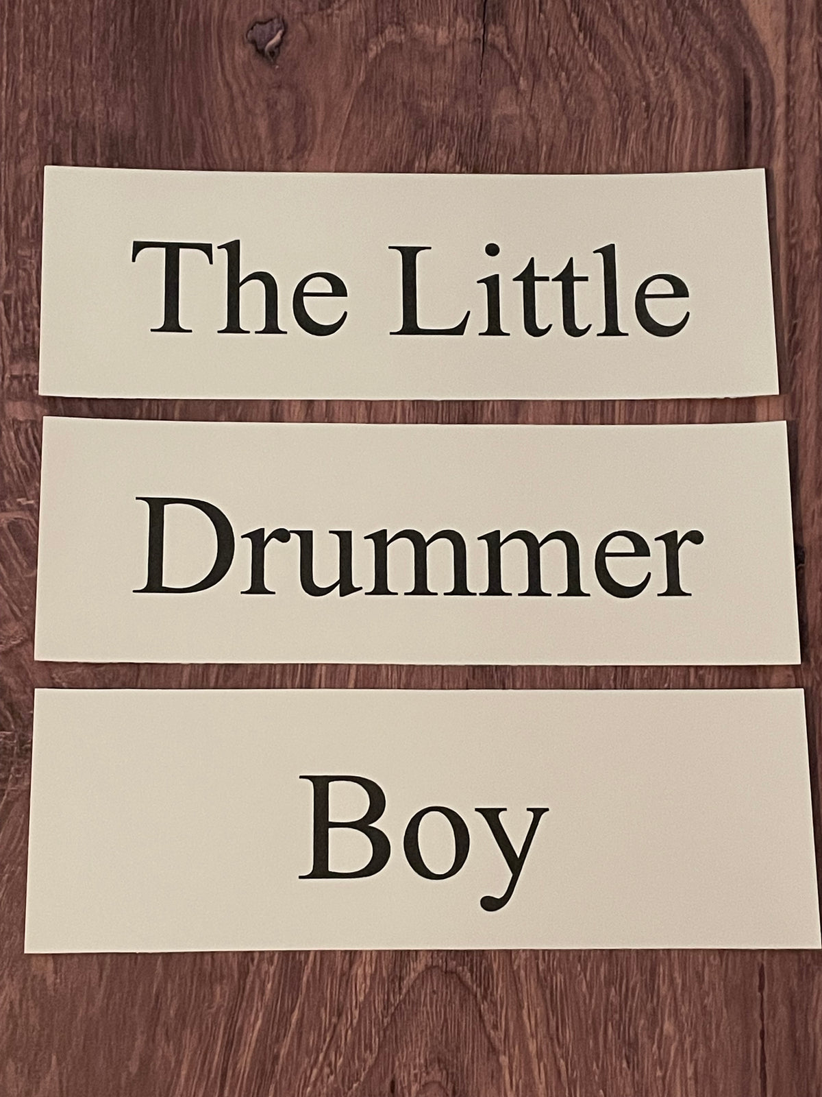 THE LITTLE DRUMMER BOY Church Board Signs