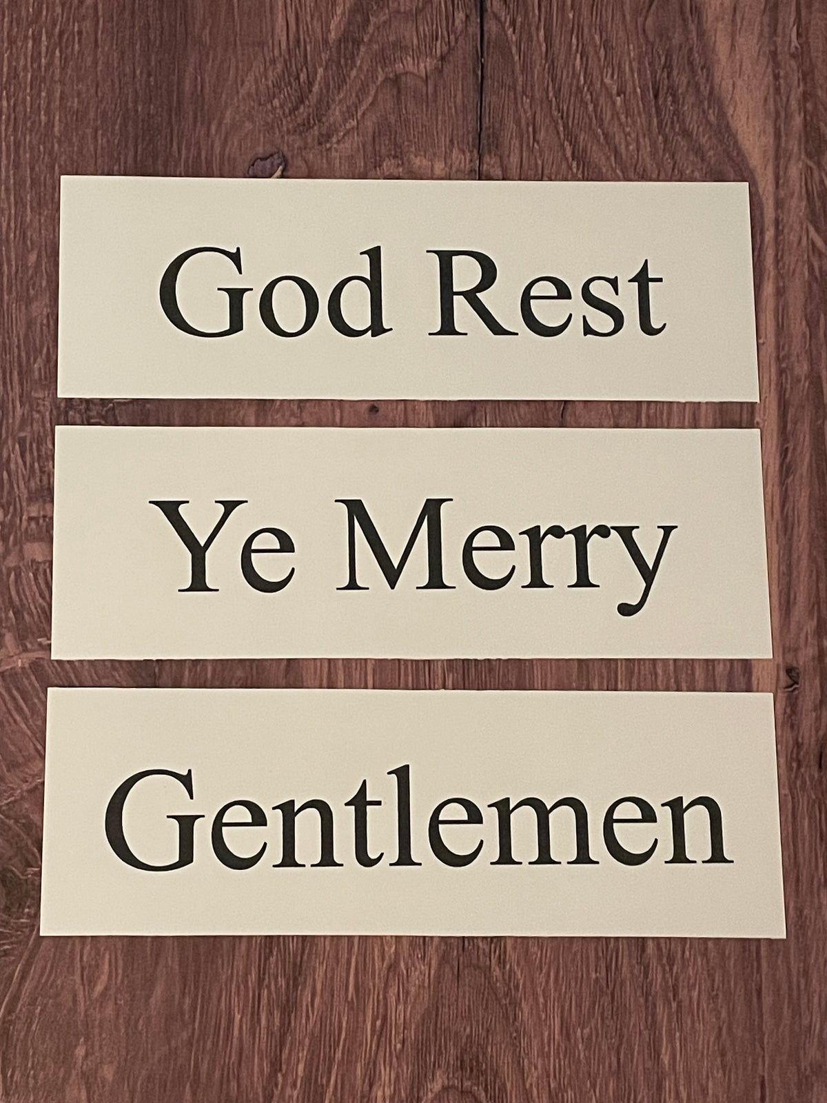 GOD REST YE MERRY GENTLEMEN Church Board Signs