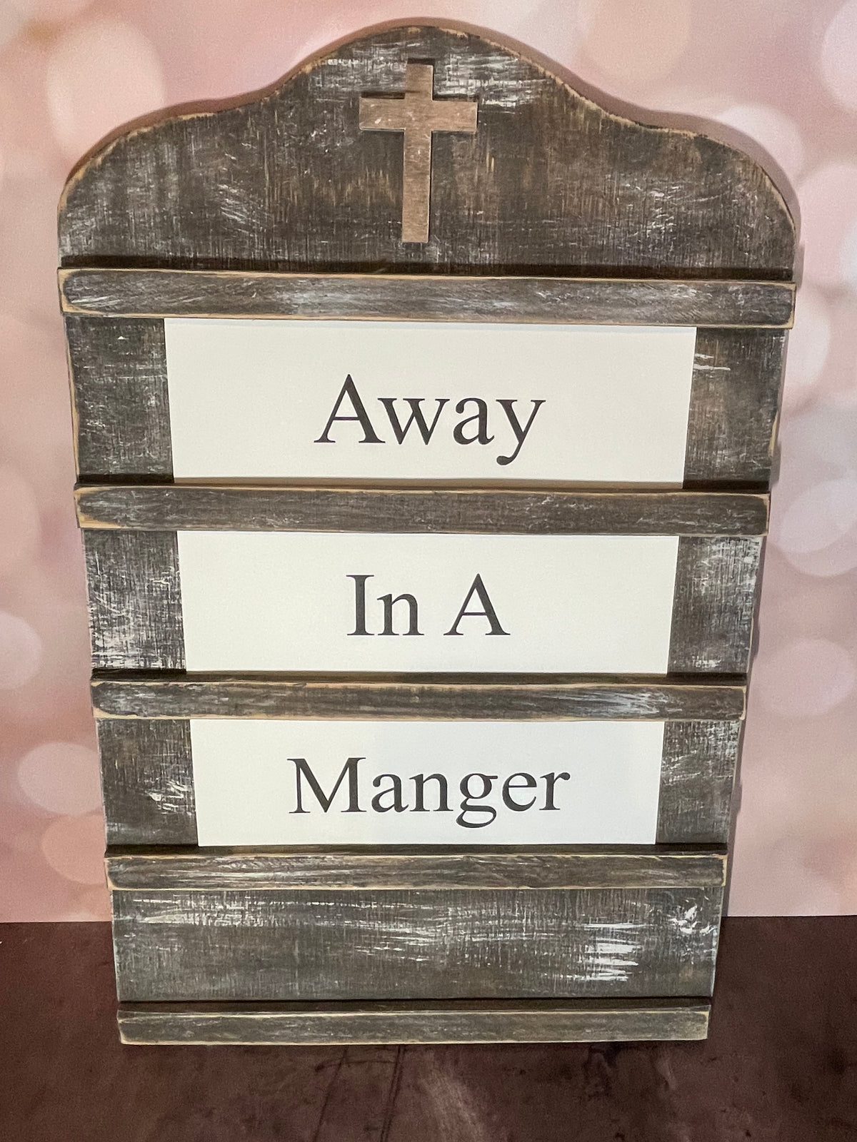 AWAY IN A MANGER Church Board Signs