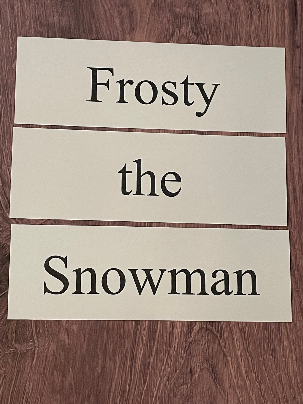 FROSTY THE SNOWMAN Church Board Signs
