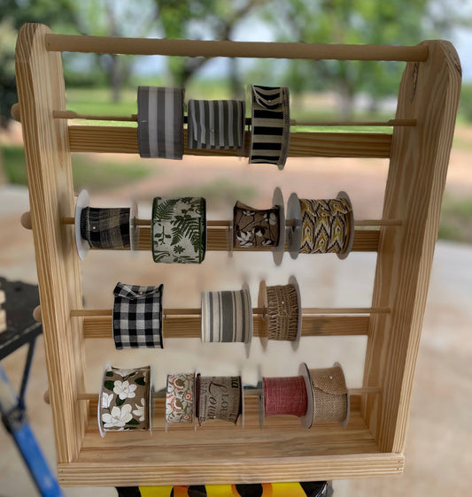 DIY Ribbon Spool Caddy - ASSEMBLY REQUIRED