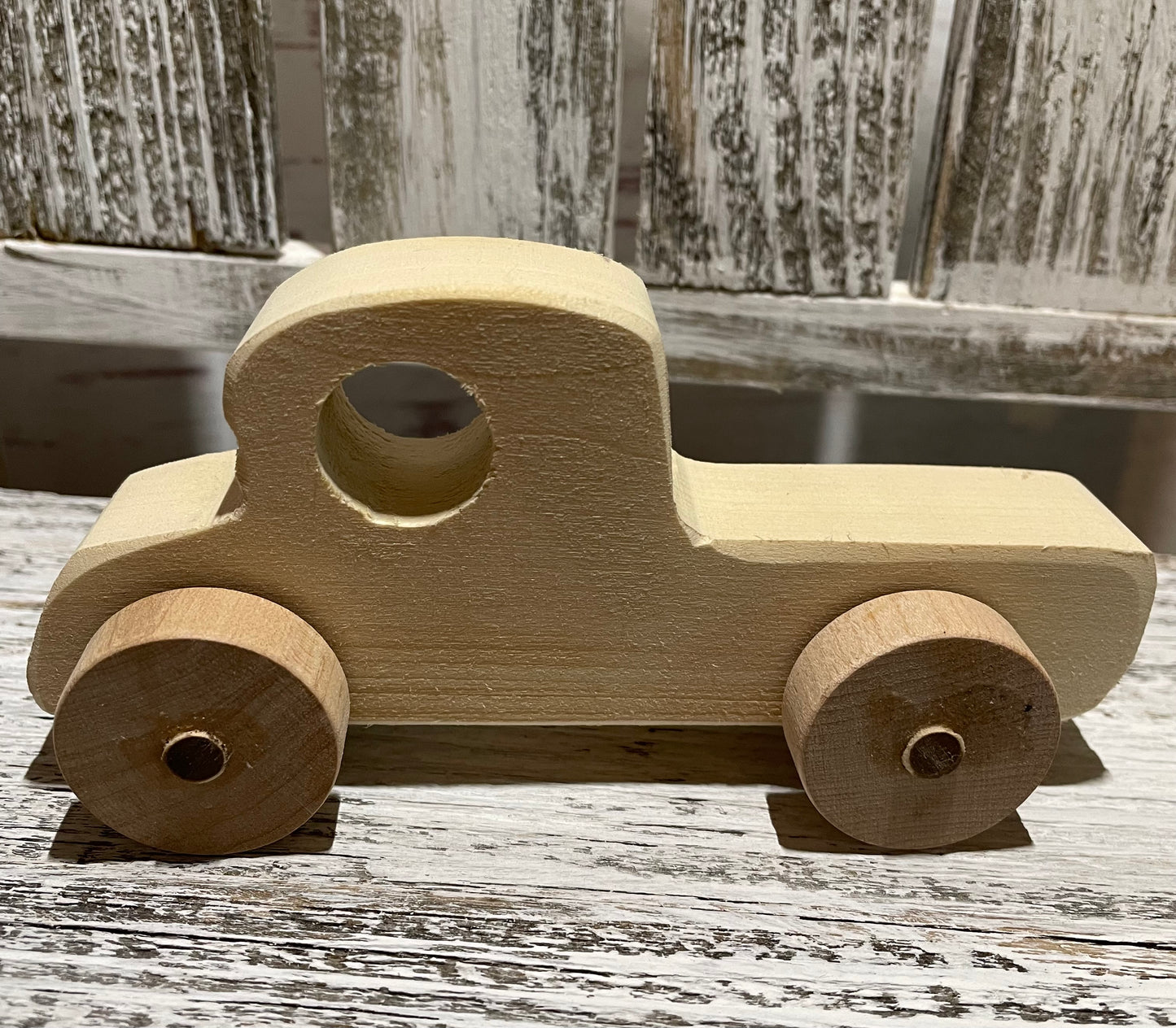 Mini Handcrafted Wooden Truck