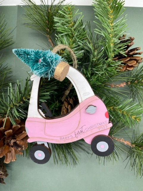 Baby's First Christmas Car Ornament
