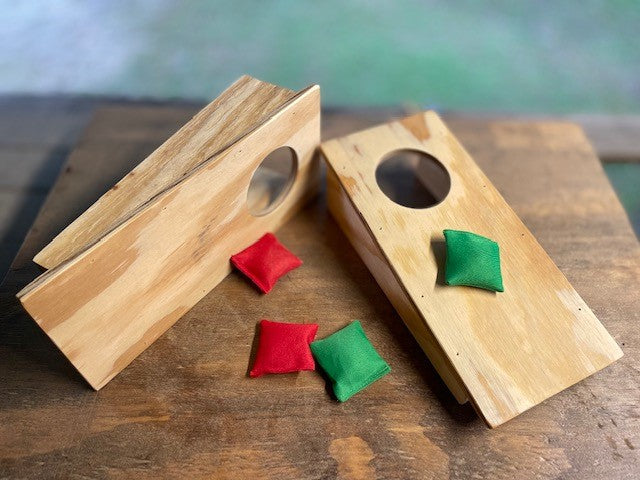 Mini Tabletop Cornhole Set